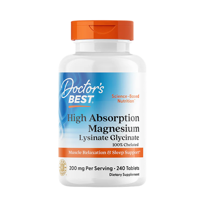 Магний с высокой усваиваемостью 100 мг, Magnesium 100 mg, Doctor's Best, 240 таблеток