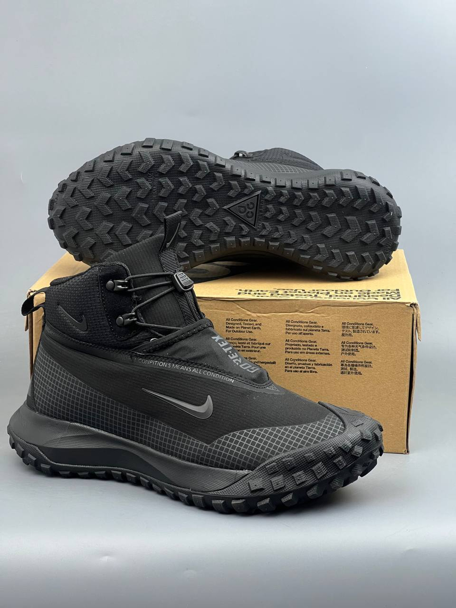 Кроссовки Nike ACG Mountain на меху #351 (черн.)