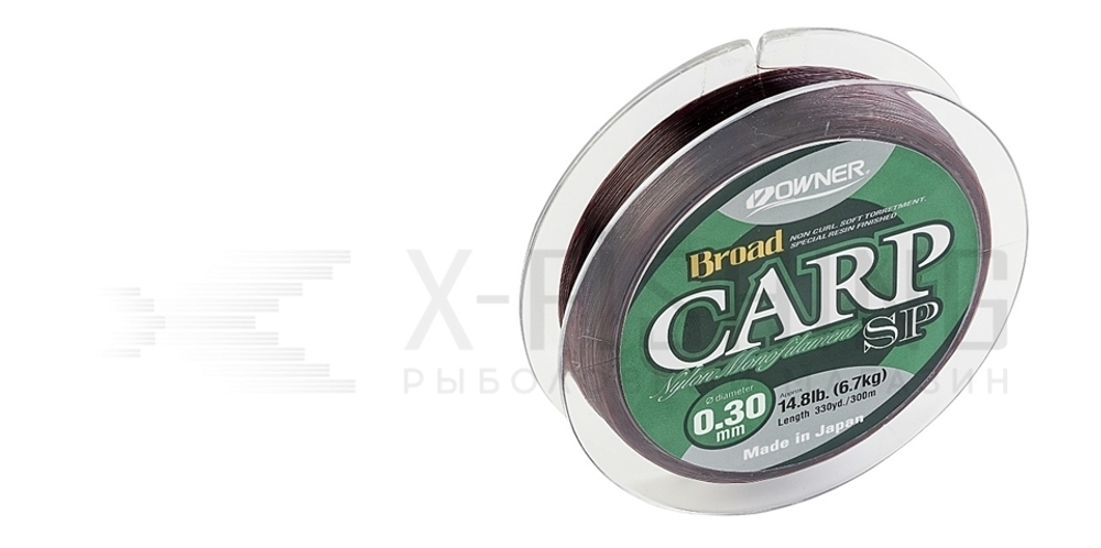 Леска Owner Broad Carp летняя SP 0.40мм 100м