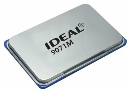 Подушка штемпельная IDEAL настольная 56*90мм, металл, фиолетовая