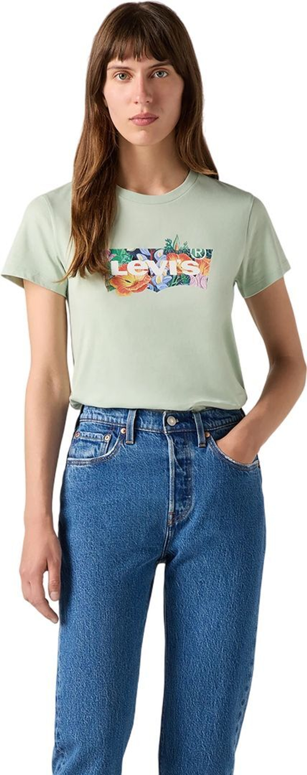 Футболка Levis THE PERFECT TEE green