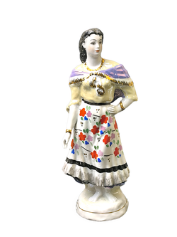 Фарфоровая статуэтка "Цыганка Земфира" Дулево