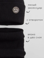 Шапка и снуд для мальчика на осень