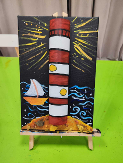 Объёмная живопись на холсте