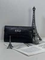 Клатч Hermes из кожи крокодила