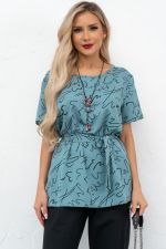 Блузка Элиза (полынь) Б11-253/7 Nikol