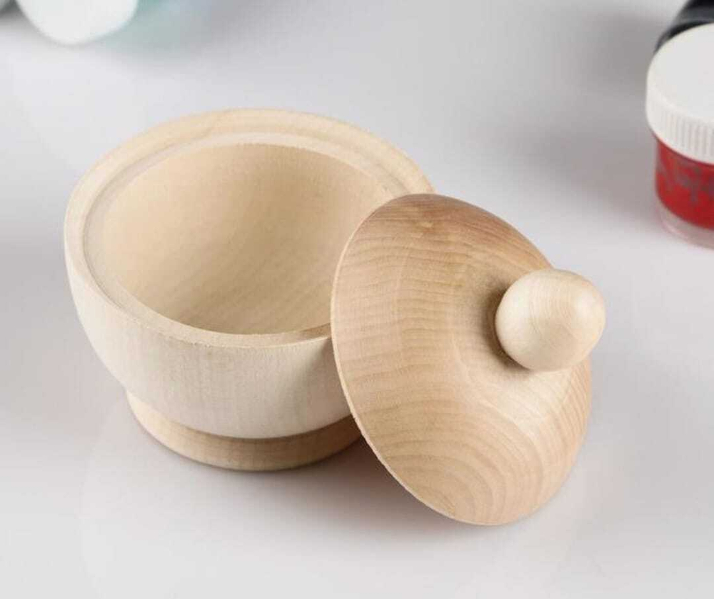 Солонка 55*d55мм с крышкой, под покраску