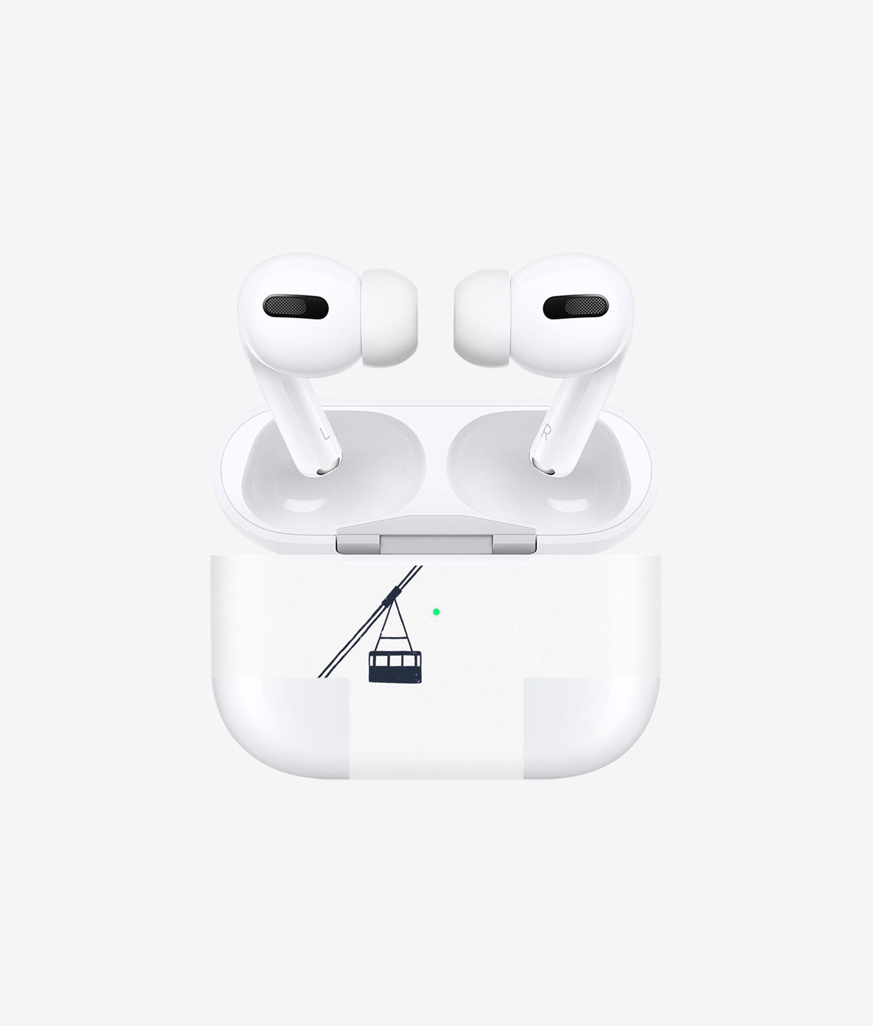 Виниловая наклейка TO THE TOP для AirPods