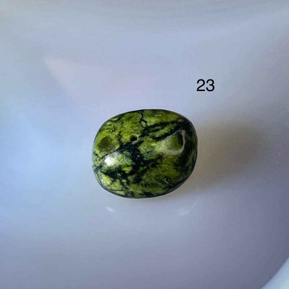 55160 Змеевик Бусина 11-13мм-25