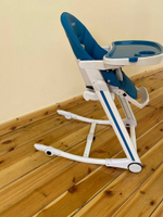 Стул для кормления на колесах IVOLIA Y1, синий