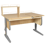 Растущая парта Дэми СУТ 25 с задними полками СУТ.15.210 и СУТ.15.240 (1200×880 мм)