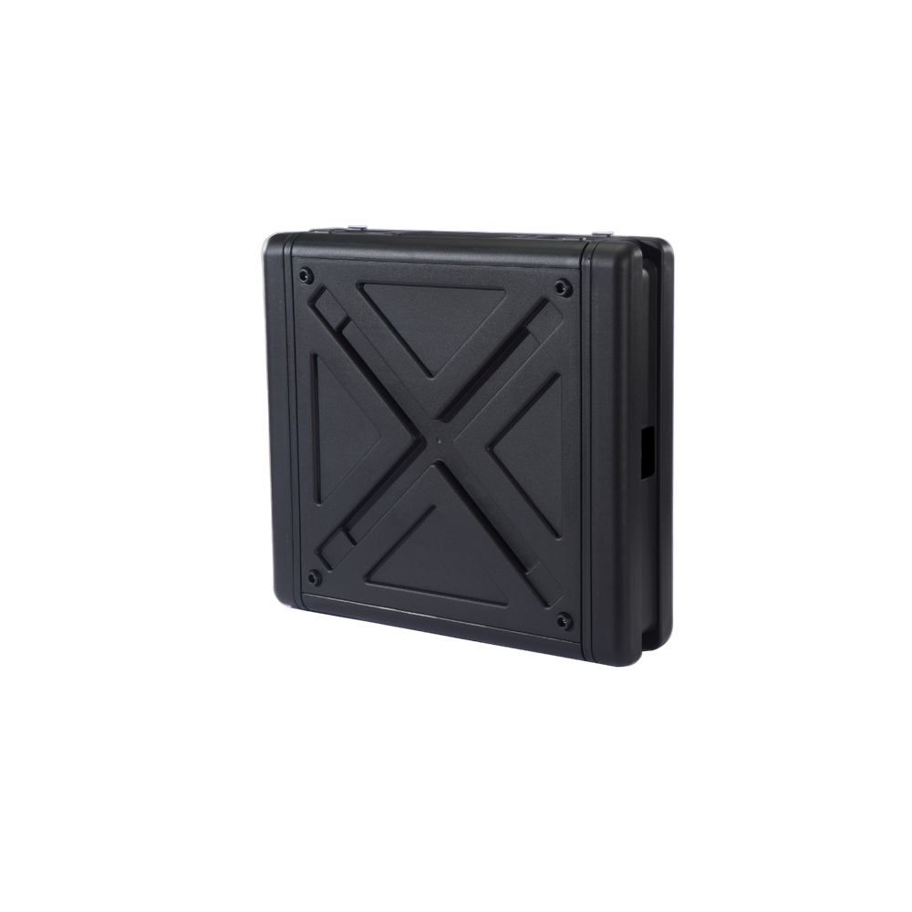 Ударопрочный пластиковый Рэковый кейс 2 юнита KZCASE@RACK2U