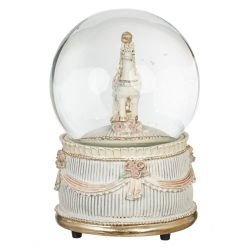 GAEM Фигурка декоративная в стекл шаре "Лошадка" (ключ, муз, движ), D 10 см, L9,5 W9,5 H14 см