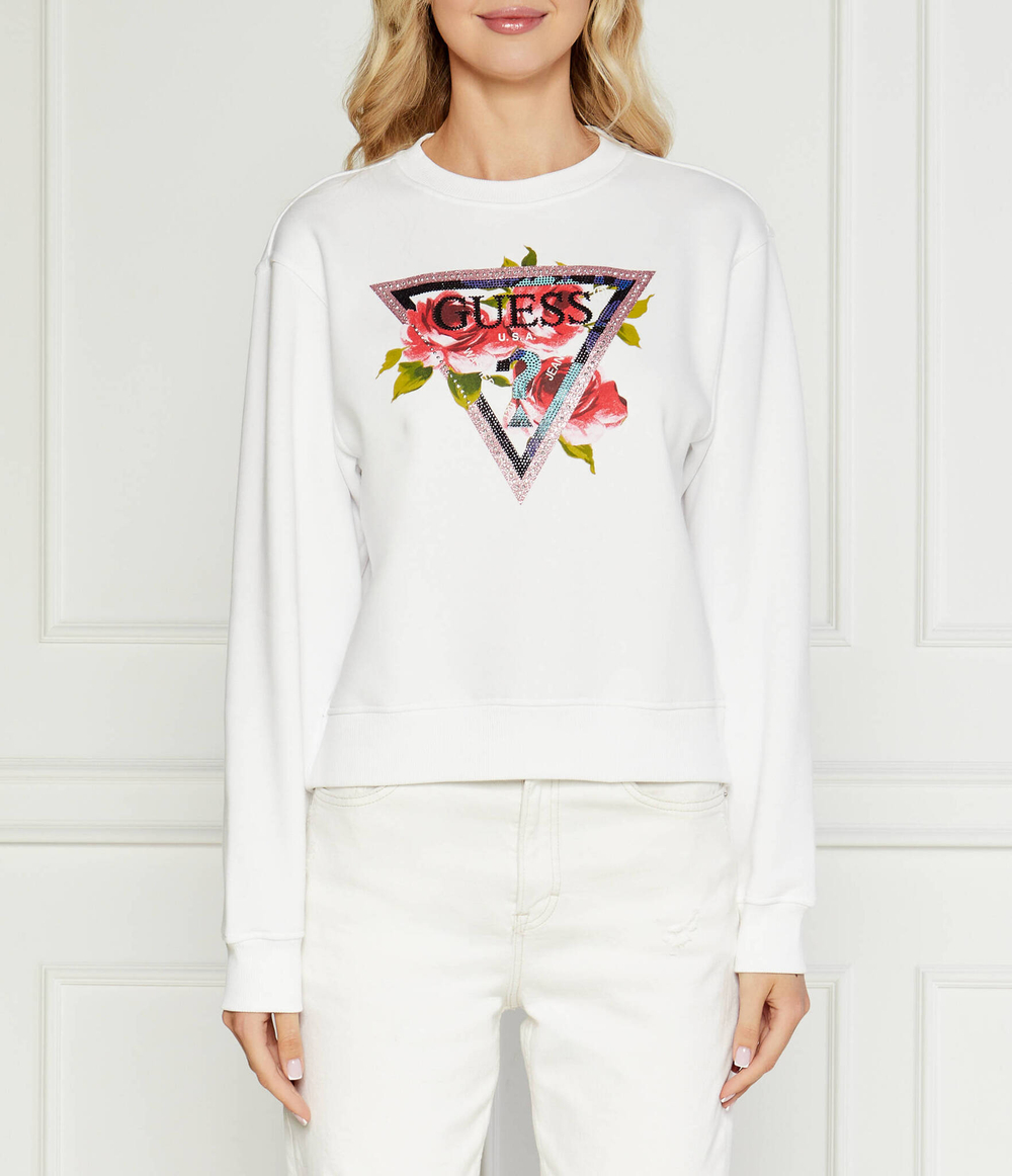 Худи GUESS - белый(W4YQ26 K9Z21)