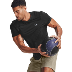Мужское теннисное поло Under Armour Seamless T-Shirt Men - Black