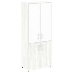 Yalta Шкаф LT.ST-1.2 R white Снежная Патина/Стекло White 800*450*1987