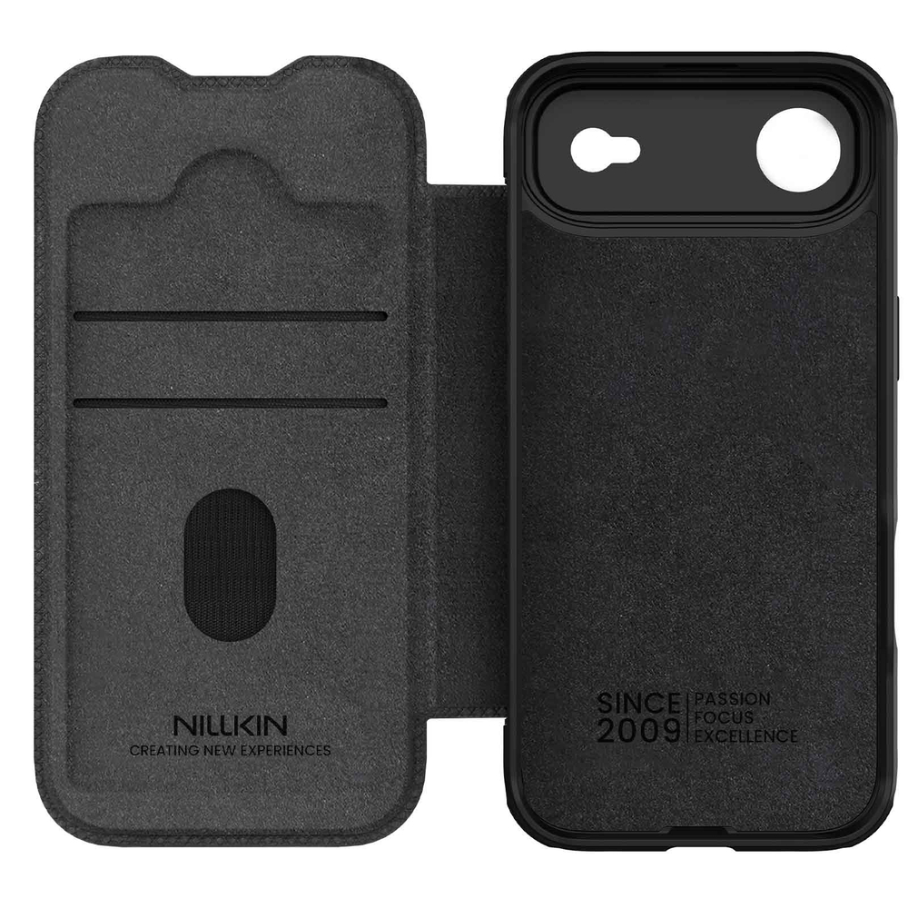 Кожаный чехол книжка для iPhone Air, серия Qin Pro Leather с сдвижной шторкой от Nillkin