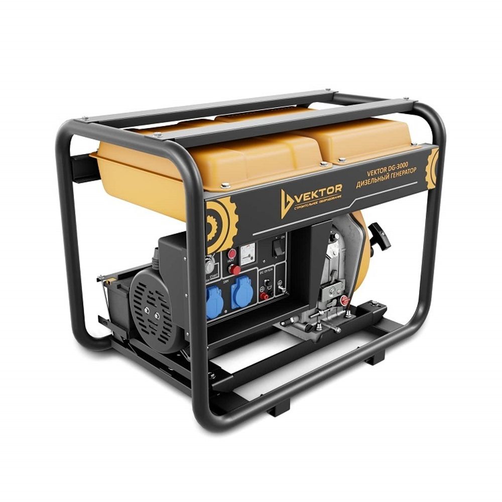 Дизельный генератор Vektor DG-3000 - [2.8 кВт / 220V]