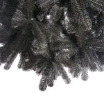 Искусственная черная елка «Фэнтези» (Литая хвоя) 185 см / 1,85 м