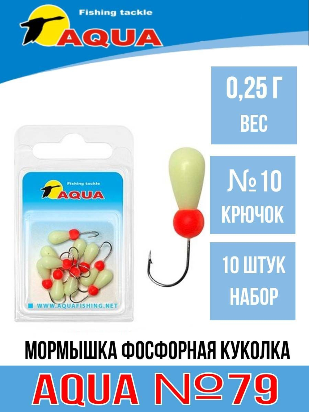 Мормышка фосфорная №81 КОНУС корюшиный, 2 упк по 10шт 0,35g