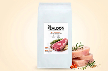 Сухой корм Fealdon для взрослых собак мелких и миниатюрных пород с чувствительным пищеварением, ягненок и индейка