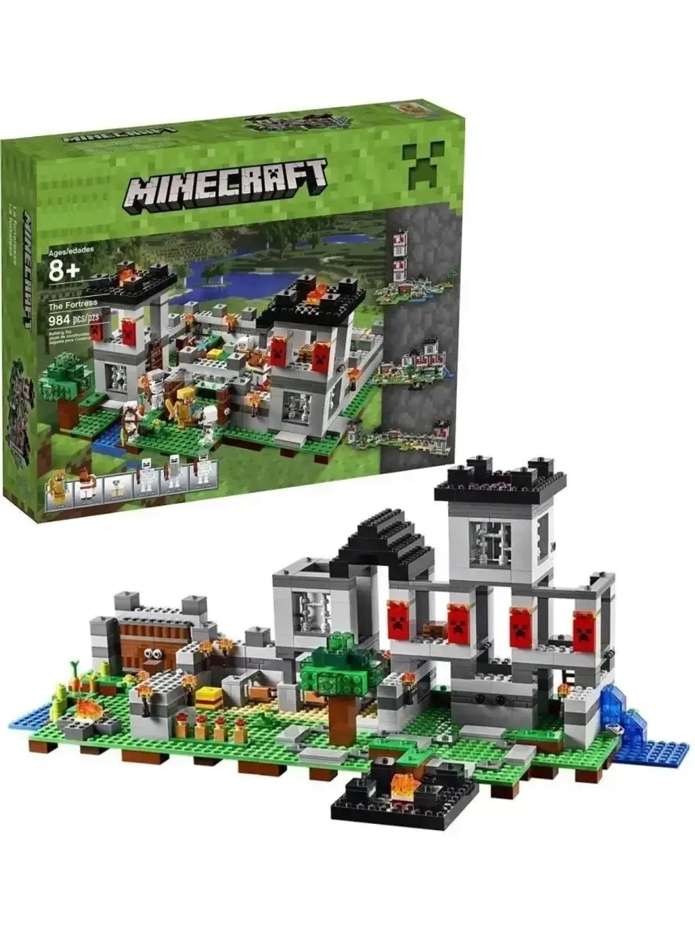 Конструктор Майнкрафт Крепость 4в1 984 детали 1095