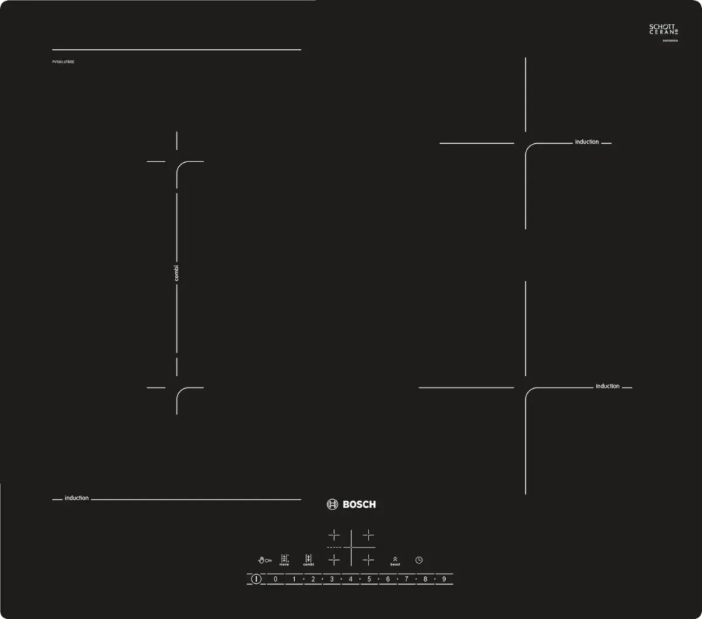 Индукционная варочная панель Bosch PVS611FB5E