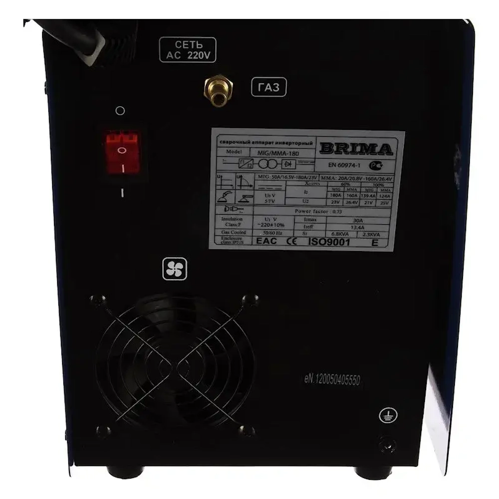 BRIMA MIG/ММА-180 сварочный полуавтомат 220 b 00000010115