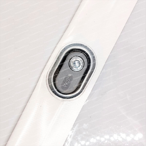 Г-образный пластиковый поворотный замок