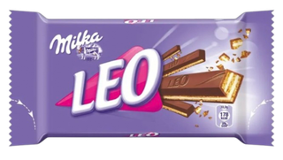 Шоколадные вафли Milka Leo