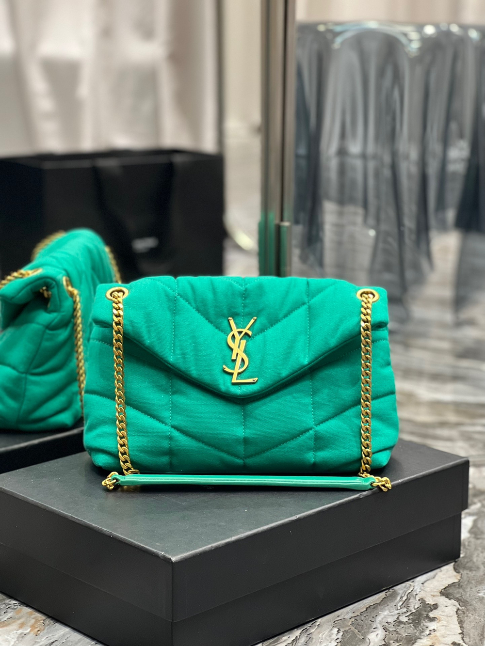 Saint Laurent Loulou Puffer Bag 29 cm