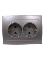 Nilson Touran Двойная Розетка с заземлением