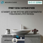 Умный WiFi шаровый кран с электроприводом DN15 (1/2" дюйма) USB5V + ручное управление (Работает с eWelink, Алиса)