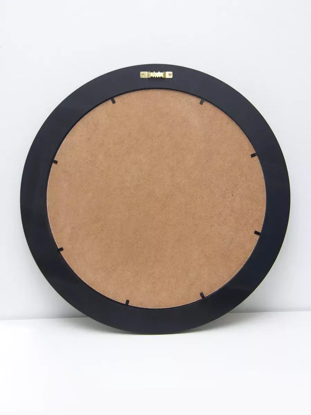 Рама круглая багетная для творчества и фотографий черная