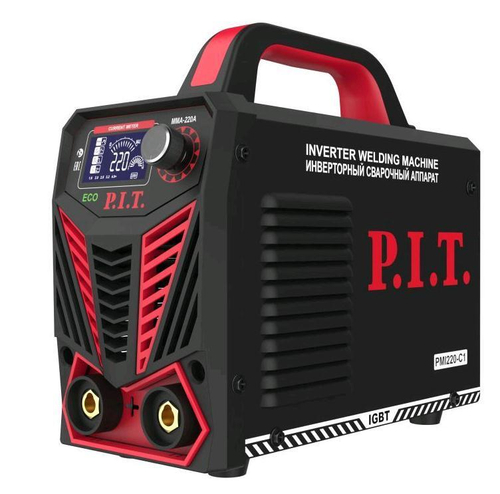 Сварочный инвертор PMI220-С3 IGBT (220А,ПВ-60,1,6-3.2 мм,5,8квт, от пониж.тока 190,гор старт) P.I.T