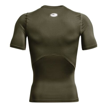 Мужская теннисная футболка Under Armour HeatGear Short Sleeve - marine green/white