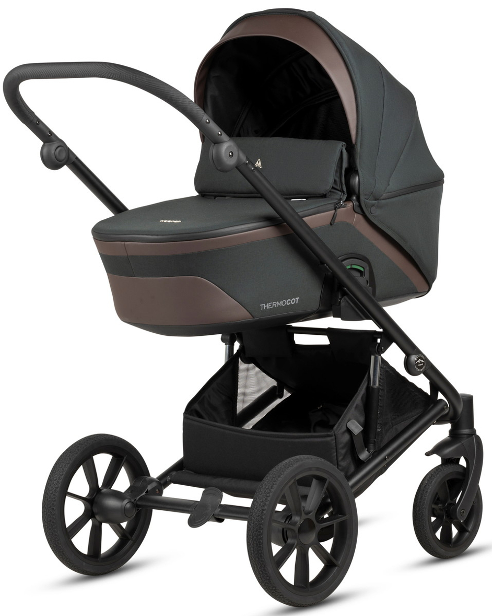 Детская коляска Noordi Aqua V2 3 в 1 с автокреслом Terra Black 1482619 Forest Green