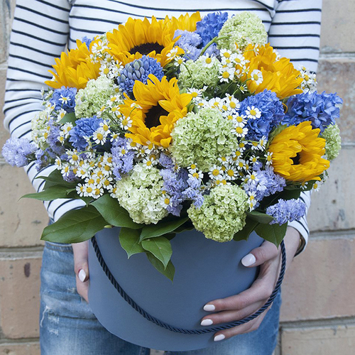 Купить Композиция в шляпной коробке "Римские каникулы"