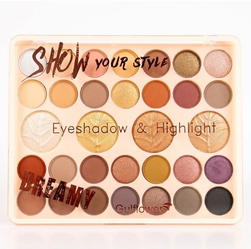 Палетка теней+ хайлайтер "Your Style" Gulflower