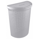 Корзина для белья 460*265*610мм «ECO STYLE» светло-серый