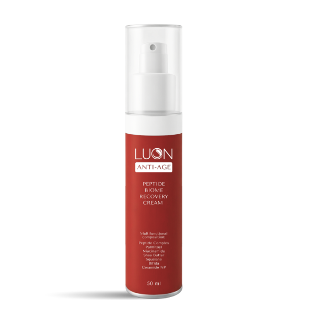 LUON Крем для лица с комплексом пептидов и пробиотиков - Peptide Biome Recovery cream 50 мл.