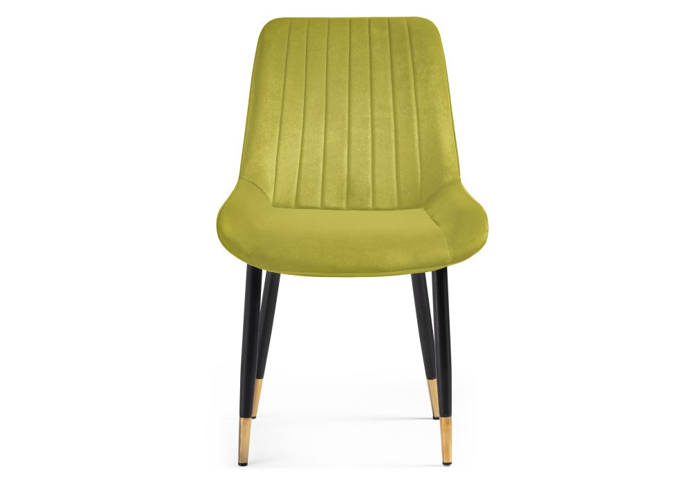 Стул на металлокаркасе Seda 1 khaki / gold / black