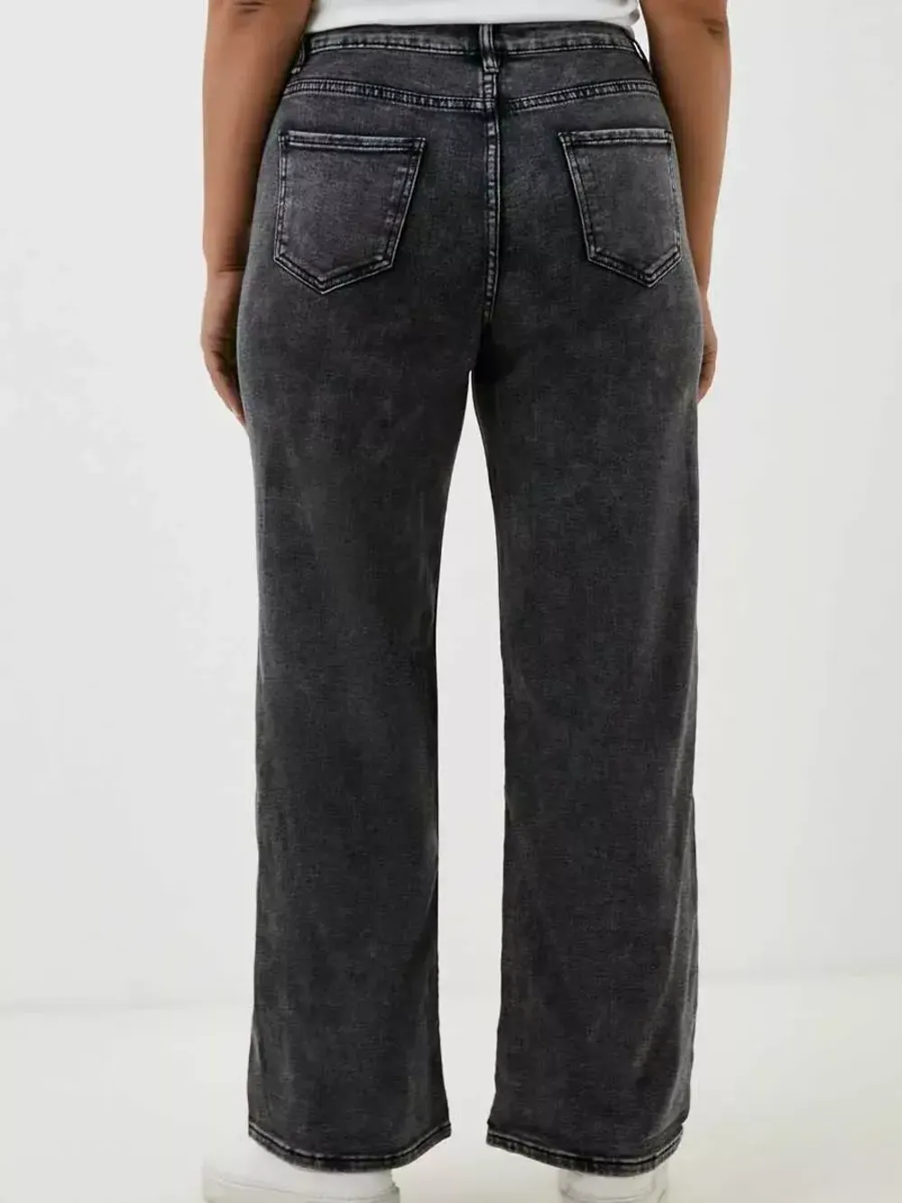 Джинсы палаццо широкие