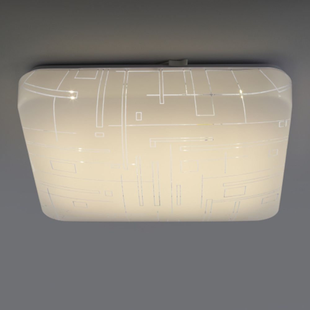 Светильник потолочный светодиодный ЭРА Классик без ДУ SPB-6-24 Nancy S 24Вт 4000K квадратный | Светильники SPB-6 без ДУ