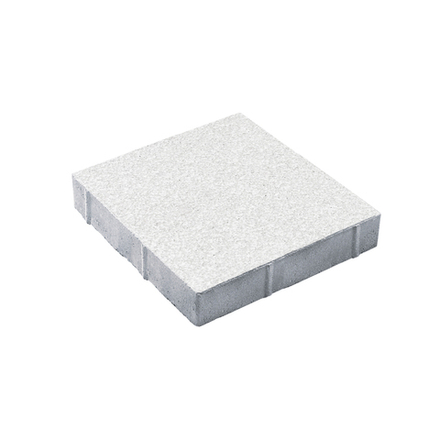 Тротуарная плитка КВАДРАТ 400х400 мм - Стоунмикс Белый