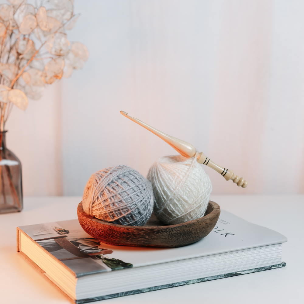 Деревянный крючок для вязания из древесины клена 5.5 мм. K315