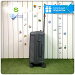 Маленький чемодан Mironpan Model H, Серый, S с расширителем