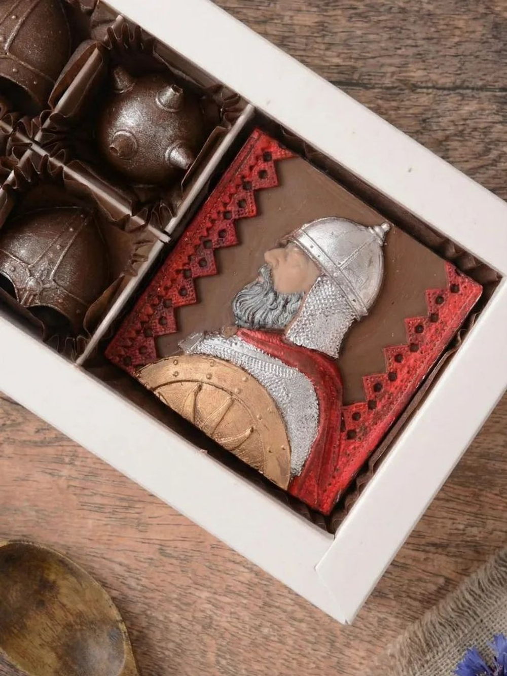 Шоколадный набор "Русский богатырь" #2 / Конфеты ручной работы