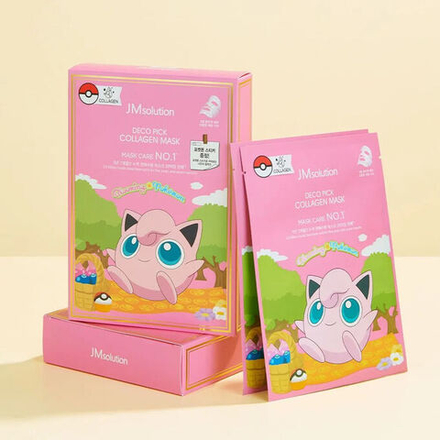 JMSolution Тканевая маска с коллагеном Pokemon Limited Edition Deco Pick Collagen Mask 1шт