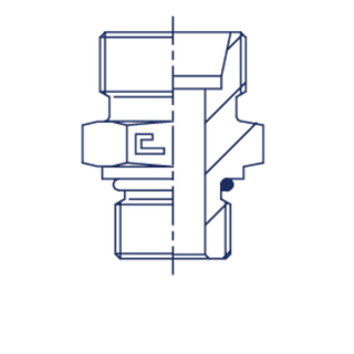 Штуцер FA DL06 UNF 7/16 (корпус)